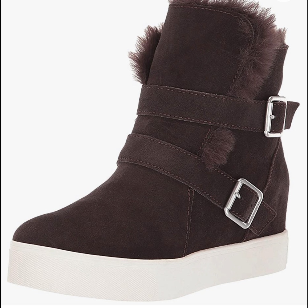 J/Slides Well Dark Brown Wp Suede Ankle Boots